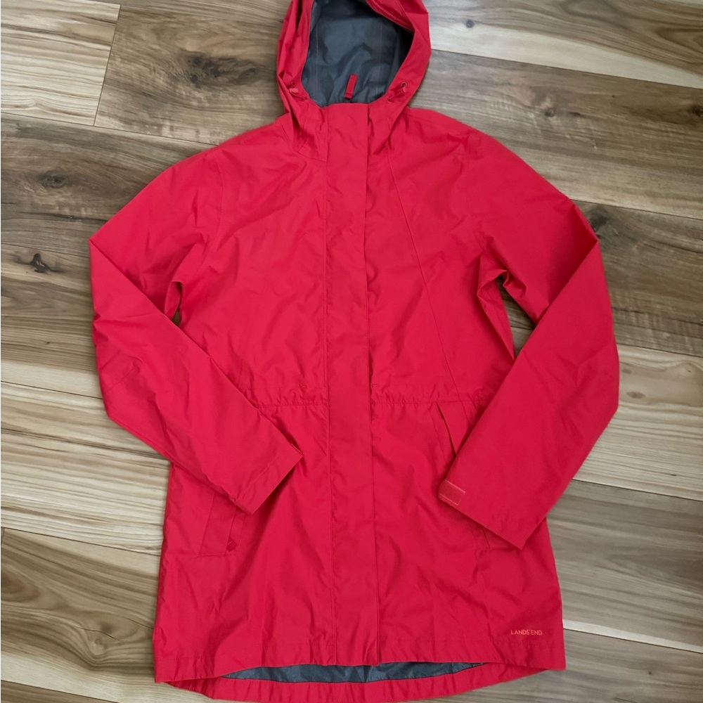 Lands' End Women's Vibrant Red Ski Jacket